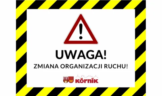 grafika uwaga zmiana organizacji ruchu grafika uwaga zmiana organizacji ruchu