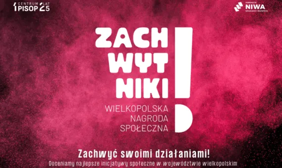 Baner promujący "ZACHWYTNIKI"